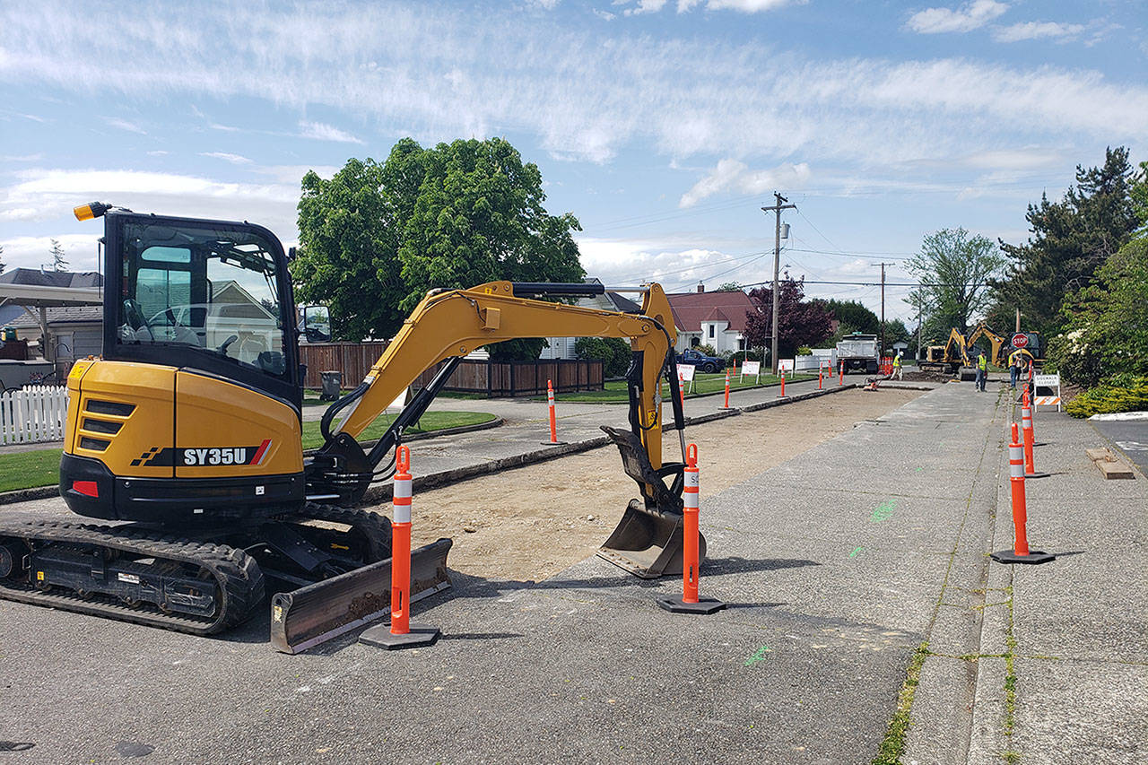 The city of Enumclaw often applies for grants to repair or maintain local roads. Unfortunately, grants are going to be harder to come by as the citys valuation continues to climb. Photo by Ray Miller-Still