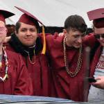 The EHS class of 2020 celebrated their final year of high school at the Enumclaw Expo Center last year in order to comply with COVID-19 restrictions. Photo by Kevin Hanson