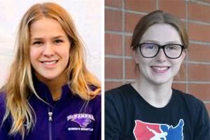 Payton Stroud and Claire DiCugno