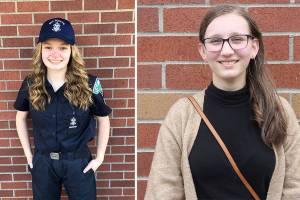 Local student Daisy Roberts and Charlotte Miller will be leaving for Germany this August. Courtesy photo/photo by Ray Miller-Still