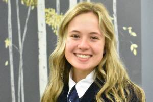 Alyxandra Bozeman, a senior at White River High, will serve as state FFA president for the next year. Photo by Kevin Hanson