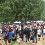 Hundreds took to Wilkeson on Saturday for the 46th annual parade and Handcar Races. Cancelled last year due to COVID-19, the festivities and competition roared back to life this year. Teams of two or four raced across a roughly 410-foot long track of railroad, some reaching average speeds around 20 mph. Photos / video by Alex Bruell.