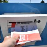 Drop box at the King County Elections headquarters in Renton. File photo