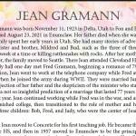 Obit for Jean Gramann