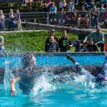 Jace Osborn and Dean Cochran take a splash. Photo by Ashley Britschgi.