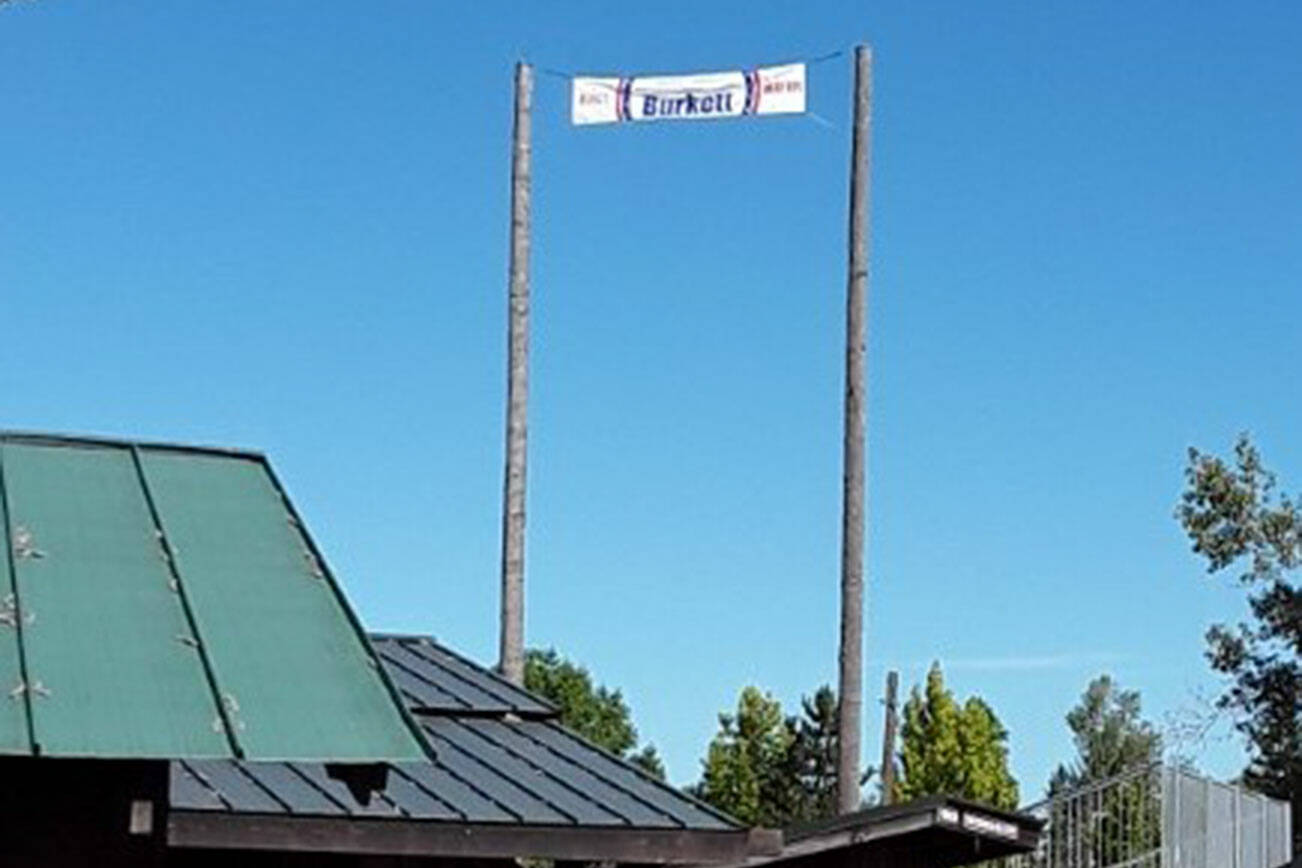 This image of the banner supporting Beau Burkett for mayor comes from an official PDC filing made by Burketts challenger, Richard ONeill.