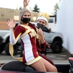 Photos by Ray Miller-Stil 
The Buckley community had a blast last Friday when the homecoming parade, including Queen Makenzie Baker and King Aiden Bartlett, ​marched down Main Street. However, this year was a bit difference, as the dance was organized privately and was held in Enumclaw.