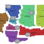 Geographic dispersion of Washington State Patrol commissioned personnel who lost their jobs Oct. 18. (Washington State Patrol)