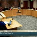 The Enumclaw City Council Oct. 25 meeting. Screenshot