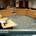 Screenshot 
The Enumclaw City Council Oct. 25 meeting.
