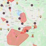 This screenshot of the Puget Sound Energy outage map was taken on Monday at 2:30 p.m. Visit https://www.pse.com/outage/outage-map for a live look.