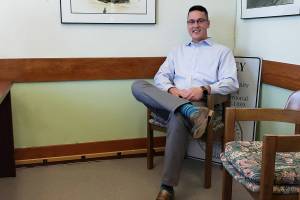 Paul Weed, Buckleys new City Administrator, is a White River High School Class of 2002 graduate. Photo by Ray Miller-Still