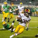 Senior running back Dawson Harding makes his way downfield for a touchdown run. Photo courtesy Steve Butler / www.srbutlerphotography.com