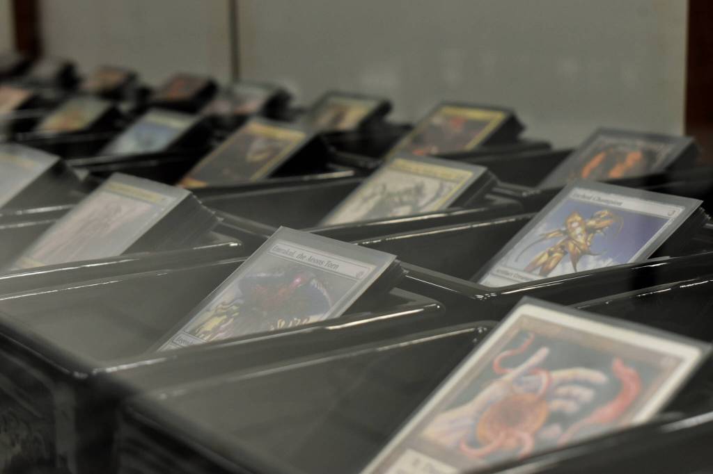 A modest selection of cards from Magic: The Gathering and other trading card games are in stock at The Game Vault.