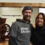 Luke and Tanya Wilbanks are the owners of Anchor House Coffee Roasters, a cafe that opened recently in the heart of Buckleys downtown.