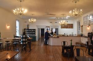 The view from inside Anchor House.