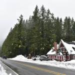 Greenwater was filled with snow and slush on Friday, Jan. 7, and the community had reportedly been without power for five days. Photo by Alex Bruell