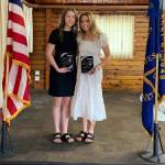 Contributed photo 
VFW Post 1949 holds annual essay contests for local middle and high schoolers. This year, the Voice of Democracy contest winners were sisters Sophia DeMarco and Natalie DeMarco, who placed first and second respectively.