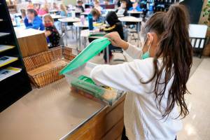 The Enumclaw and White River school districts have made mask-wearing in classrooms optional, given the state mandate has lifted. Students are still expected to wear masks in highly specific situations, like in a nurse's office. Photo courtesy Enumclaw School District
