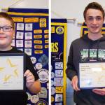 Luke Moser, Glacier Middle School, and Cole Holmes, White River High School. Submitted photos