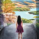 Last year's winner of the District 8 Congressional Art Competition was Skyline High sophomore Ashley Zhang and her piece, "Into the Unknown". Image via Facebook