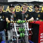 This years ClawBots team is made up of Kolton Tidwell, Camrin Youn, Macoy Storem, and Josh Hughes, who were able to make it to the Cheney districts competition, as well as Nathaniel Racey, Tristan Ashton, Kane Thorson, who are not pictured. Courtesy photo