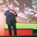 Dorothy Sleigh, the Enumclaw Chamber of Commerce's first female member and, eventually, board president, recalled her first-ever board meeting in the late 1960s during the Chamber's 120th anniversary at the Chalet Theatre. Photo by Ray Miller-Still