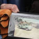 Michael Johnson shows the history of his '69 Chevy Stepside through photographs, including its early years as a ___.