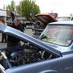 Michael Johnson stayed busy Saturday wiping his '69 Chevy Stepside clean at the Northwest C10 Classic Truck Show.