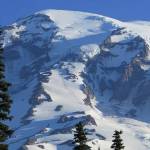 The Kautz Glacier, as seen from Paradise. Image courtesy the National Park Service