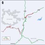 WSDOT shared this map of Chinook and Cayuse passes to demonstrate what travel closures will look like for a couple of weeks starting this Friday.