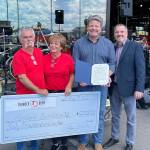 Troy and Kari Thomas with Reagan Dunn and Kevin Koppes, Executive Director of the Epilepsy Foundation Washington. Submitted photo