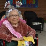 Elma Gust turned 106 on May 26, celebrating her birthday at Enumclaws Living Court assisted living community where shes lived since 2017. Photo by Alex Bruell