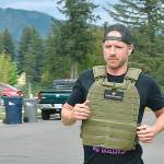Butch Holman, an Enumclaw resident with cystic fibrosis, is performing a grueling workout in honor of a Navy SEAL this Memorial Day weekend. Photo by Alex Bruell