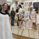 EHS junior Zoey Ryan was recently honored with a "best in show" win at the school's annual National Art Honor Society event. Photo by Ray Miller-Still