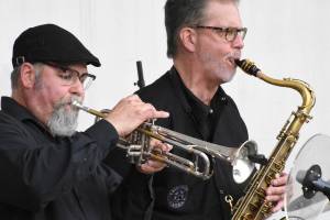Pictured are the Blues Brothers performing in Buckley in 2019. They will not be performing this year on the Plateau. Photo by Kevin Hanson