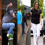 From left to right: Text Back, Board at School, Road Rage, Shark Week and Open Your Eyes were just a few of the dozen films premiered by White River High School Students at their first school film festival.