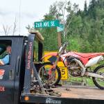 A 19 year-old was recently arrested after causing four Enumclaw School District schools to go on modified lockdown. His bike has been impounded. Photo by Alex Bruell