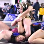 FILE PHOTO BY KEVIN HANSON 
White Rivers Shelby Moore dominates another opponent while on the way to a 2022 state championship at the Tacoma Dome.