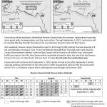 Page 2 of a closure map provided by Mount Rainier National Park.