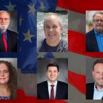 From left to right, starting from the top row then moving to the bottom: Phil Fortunato, Clifford Knopik and Chris Vance are candidates for the senatorial position, and Holly Stanton, Drew Stokesbary and Brandon Beynon are candidates for the representative position in Washingtons 31st Legislative District. Photos submitted by candidates or taken from their campaign websites or other materials.