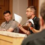 Council member Beau Chevassus said that he ran for his position partly on advocating for health and fitness in Enumclaw; supporting a full gym at a potential community center would fulfill that promise, he said. Photo by Ray Miller-Still