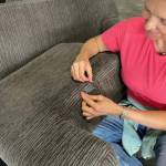 Nataly Balacci at the Furniture Fix-it Fair. Photo courtesy of Xenia Dolovova.