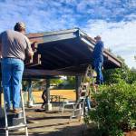 Volunteers in Enumclaw gave the McFarland gazebo a fresh coat of paint last year. Courtesy photo