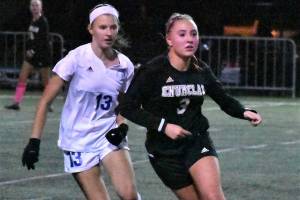Enumclaw's Lauren Boger, honored as a second-team midfielder last year, returns to the Hornet soccer team. Photo by Kevin Hanson