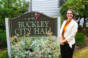 Courtney Brunell is Buckleys newest city administrator. Photo by Ray Miller-Still