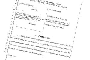 Randall Stevens alleges Pierce County deputies did not attempt to de-escalate during his 2020 arrest  instead, they attacked him for seven minutes.