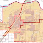 This map using Pierce County GIS data has been highlighted to make the precinct boundaries more visible. Precinct 31-854, which we called West Buckley, extends to nearly all of the city west of Highway 410. Precinct 31-855, Central Buckley, centers on the downtown area. Precinct 31-856, Northeast Buckley, includes the area east of the highway and north of Mason Ave and Collins Road. Finally, precinct 31-857, Southeast Buckley, includes most of the region south of Mason and Collins and east of South Division St.