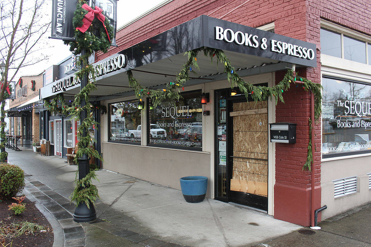 Two doors at The Sequel were broken on Dec. 3. Photo by Ray Miller-Still