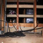 … and crawl through this space, sometimes as far as 70 feet. A new performing arts center would have better access to lights, and would allow theater tech students to be hands-on with them. Photos by Ray Miller-Still